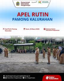 APEL RUTIN PAMONG KALURAHAN